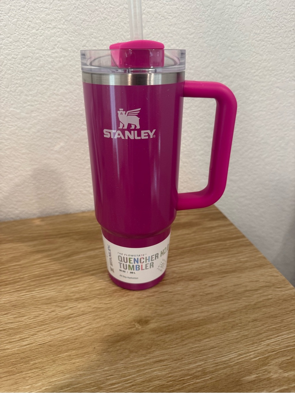 Stanley Quencher Tumbler - Purple Pink sparkly Travel Mug with Handle